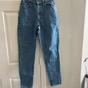 LEE Riders blue jeans high waisted straight leg size 8